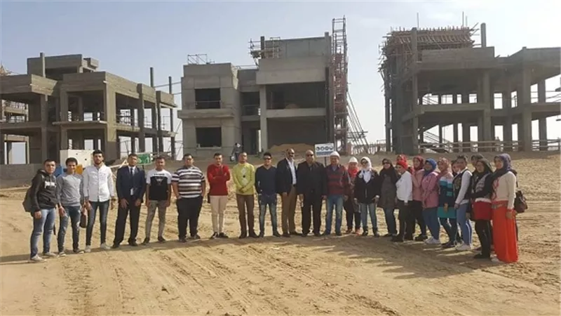 انطلاق الفوج السابع من شباب جامعة المنصورة لزيارة مشروع المنصورة الجديدة