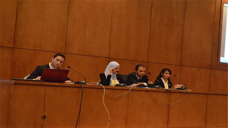 شباب جامعة بنى سويف ينظمون ندوة عن جزيرة القرن الذهبي ببحيرة قارون