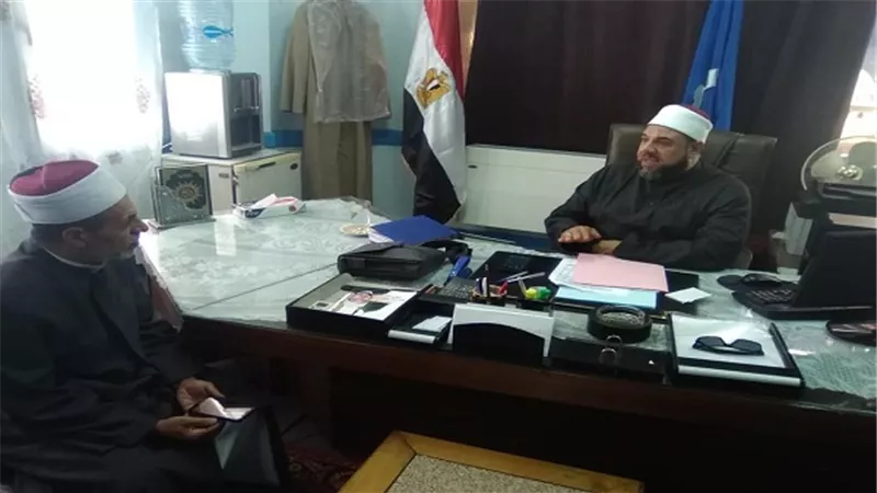 مدير منطقة الوعظ الأزهرية فى ضيافة اوقاف السويس لبحث تنشيط العمل الدعوي في المساجد