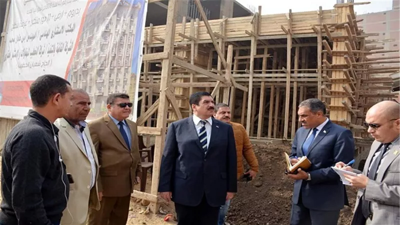 محافظ القليوبية يتفقد إنشاء موقف مسطرد الجديد تحت كوبري مسطرد 