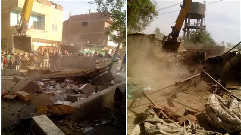 استعادة ارض أملاك خاصة بعد إزالة تعديات البلطجية عليها بروض الفرج