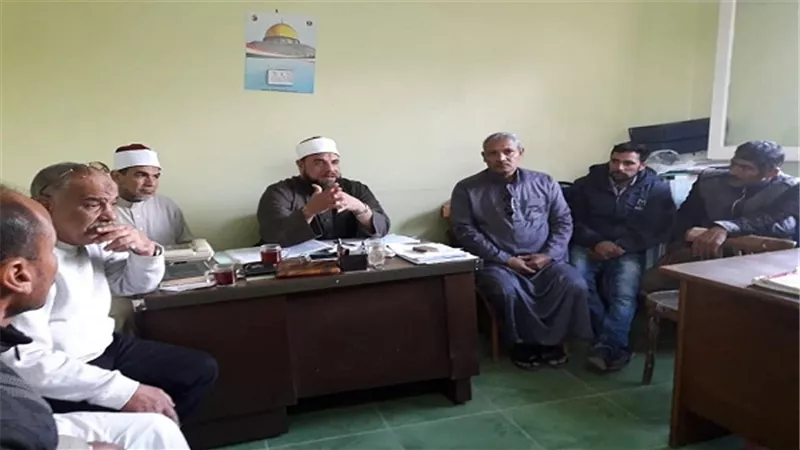 وكيل اوقاف السويس فى جولة تفقدية بالجناين لمتابعة انتظام العمل بالإدارات الفرعية