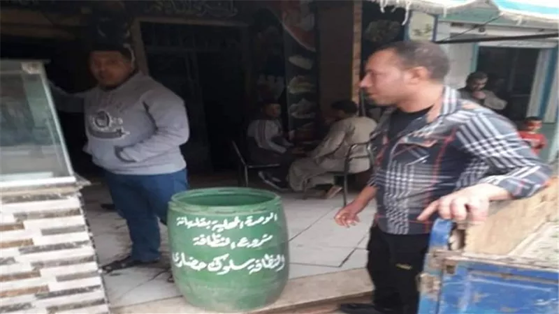 الوحدة المحلية بقلهانة تطلق مبادرة بعنوان قريتنا جميلة ولازم ننظفها