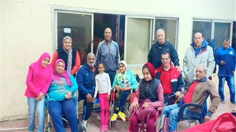 القوي العاملة بالإسماعيلية تشارك ذوي الاحتياجات الخاصة الاحتفال بيومهم العالمي