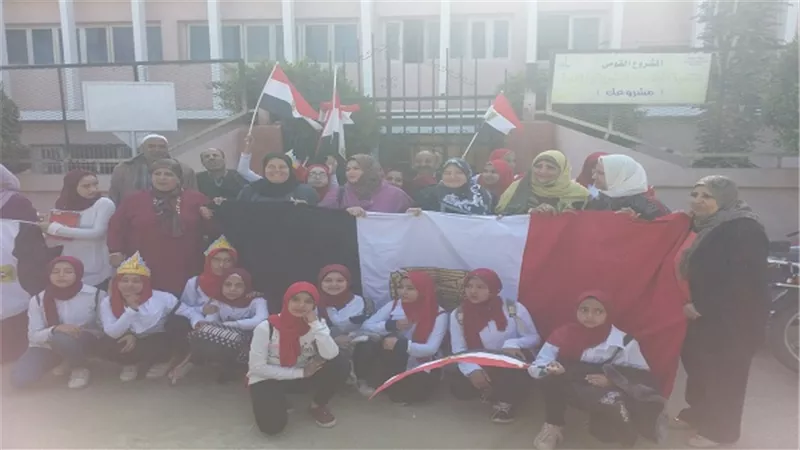 مجلس مدينة قها وتعليم قها يرفعون شعار 