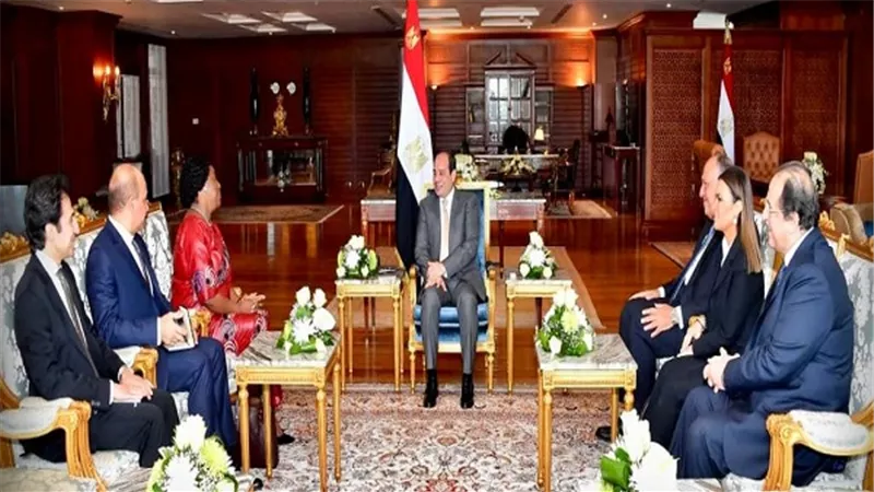 الرئيس السيسي يستقبل سكرتير عام تجمع الكوميسا