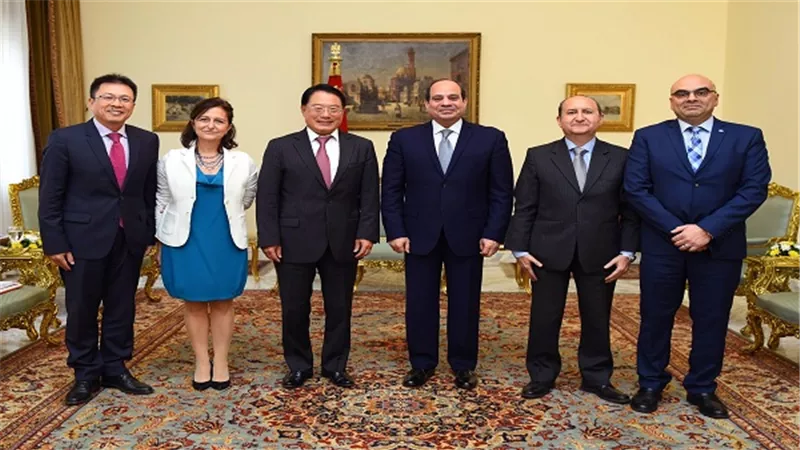 الرئيس السيسي يستقبل مدير عام منظمة اليونيدو