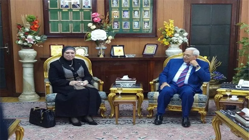بالصور.. شاروبيم يستقبل جامع لدعم شباب الدقهلية