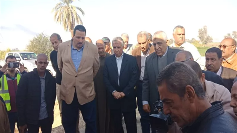 رئيس مركز البحوث الزراعية ووفد من قيادات 