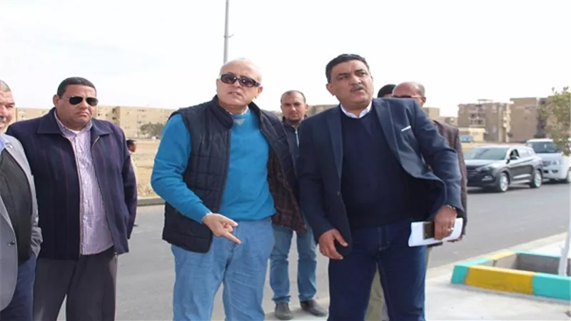 نائب رئيس هيئة المجتمعات العمرانية الجديدة يتفقد المشروعات ببنى سويف الجديدة