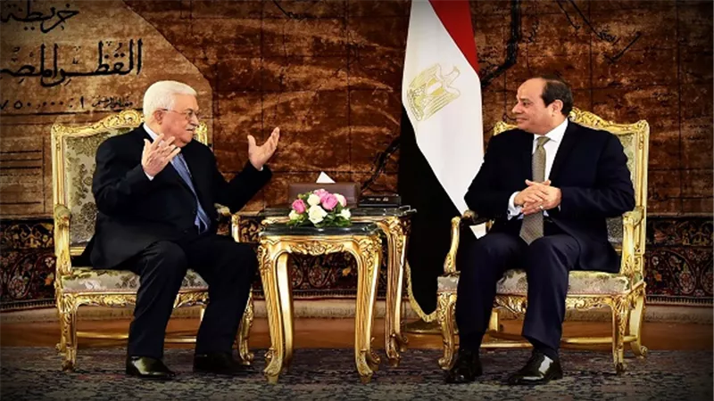 تفاصيل لقاء الرئيس السيسي والرئيس الفلسطيني بقصر الاتحادية بالقاهرة