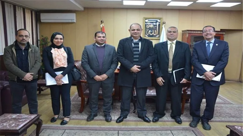 محافظ الغربية يستقبل وفداً من مركز المعلومات ودعم إتخاذ القرار بمجلس الوزراء