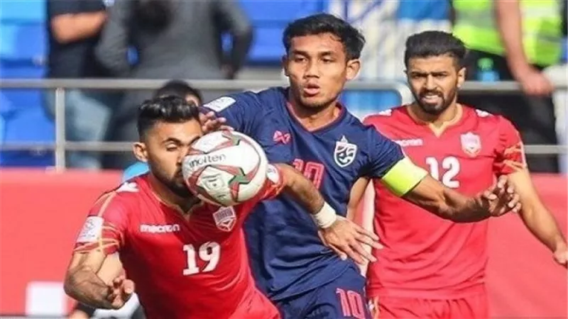 تايلاند تهزم البحرين بهدف رائع فى كأس آسيا 2019