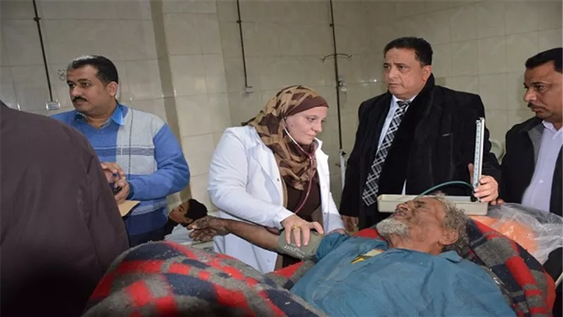 محافظ الغربية يقرر نقل مسن بلا مأوى الى مستشفى المشاوى بطنطا