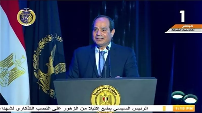  ننشر نص كلمة السيسي في إحتفالية عيد الشرطة