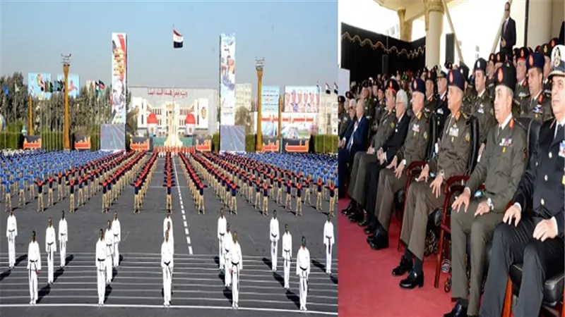 وزير الدفاع يشهد الإحتفال بإنتهاء فترة الإعداد العسكري دفعة نوفمبر 2018  