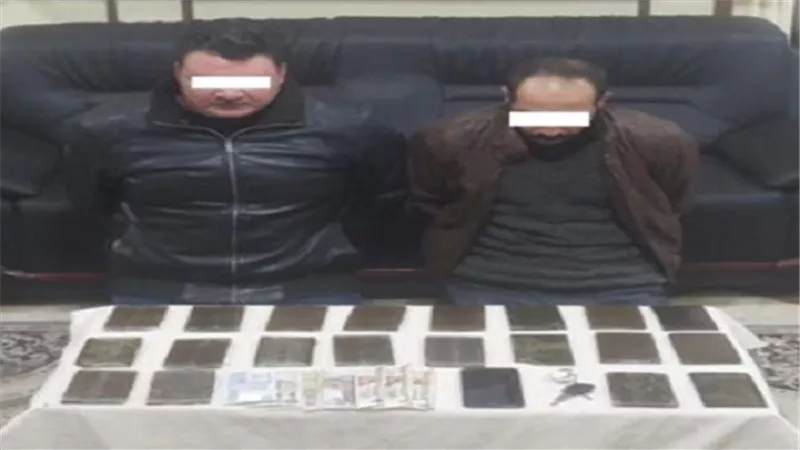 ضبط عاطلين بحوزتهما 20 طربة حشيش في أجا دقهلية