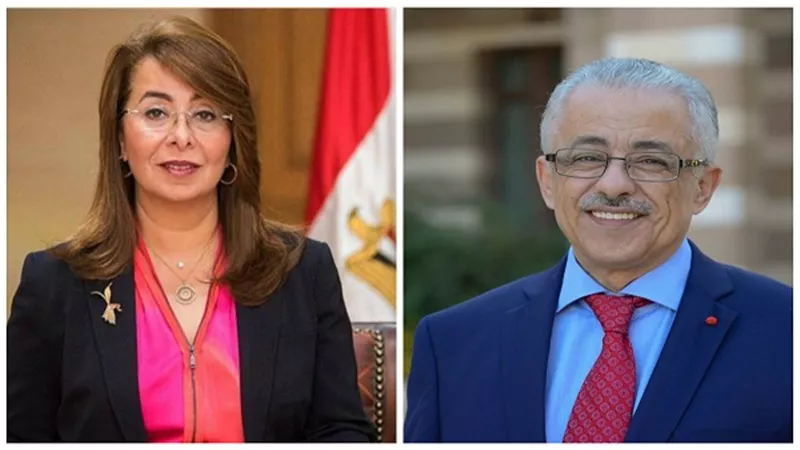 وزيرا التربية والتعليم والتضامن يفتتحان أعمال التطوير بمدرسة العروبة الابتدائية بإمبابة