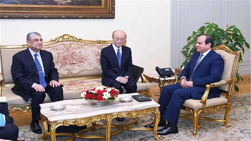 الرئيس السيسي يستقبل مدير عام الوكالة الدولية للطاقة الذرية