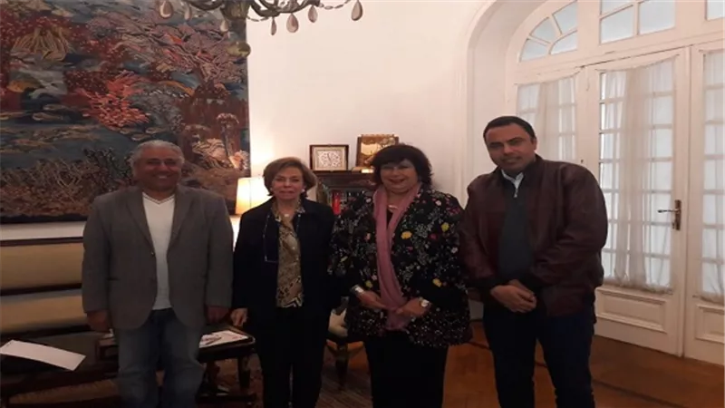 وزيرة الثقافة تستعرض التحضيرات النهائية للدورة الثالثة من مهرجان أسوان الدولي لأفلام المرأة