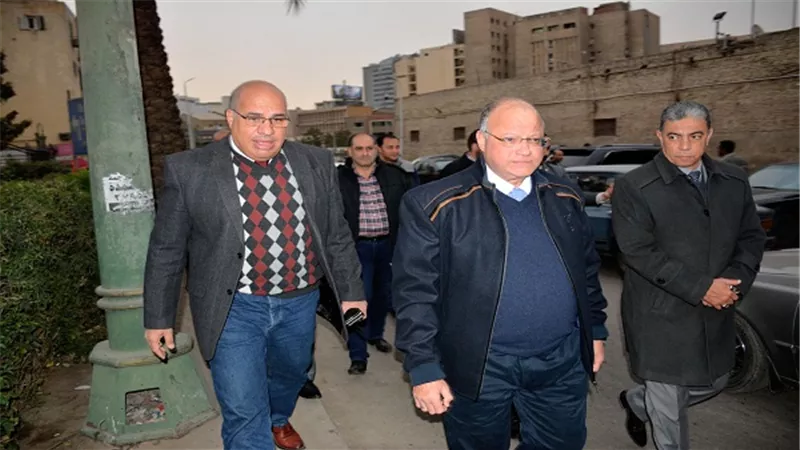 جولة لمحافظ القاهرة بوسط المدينة 