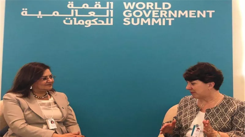 وزيرة التخطيط تبحث التعاون مع مسئولة شئون الحوكمة بالبنك الدولى