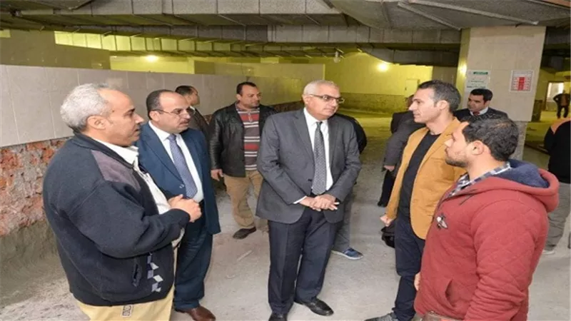 رئيس جامعة المنصورة.. يتابع أعمال الصيانة والتجديدات بمختلف مبانى المدن الجامعية