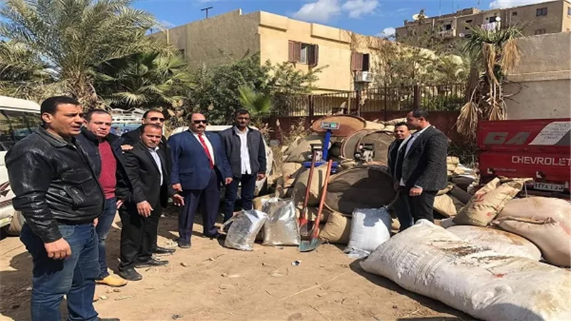 قضية الموسم بالفيوم ضبط ٨ طن توابل فاسده بمصنع بدون ترخيص بابشواى 