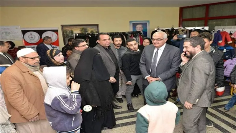 افتتاح المعرض الخيرى الأول بمستشفى الأطفال جامعة المنصورة