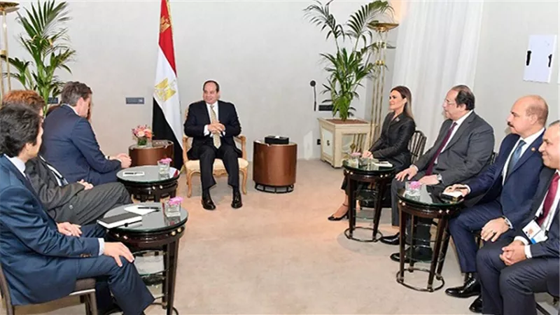 بسام راضي: السيسي يستقبل نائب رئيس مجموعة 