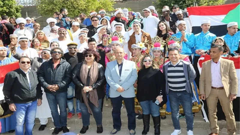 بالصور.. إيناس عبد الدايم تشهد إنطلاق الأحتفالات برئاسة مصر للأتحاد الافريقي