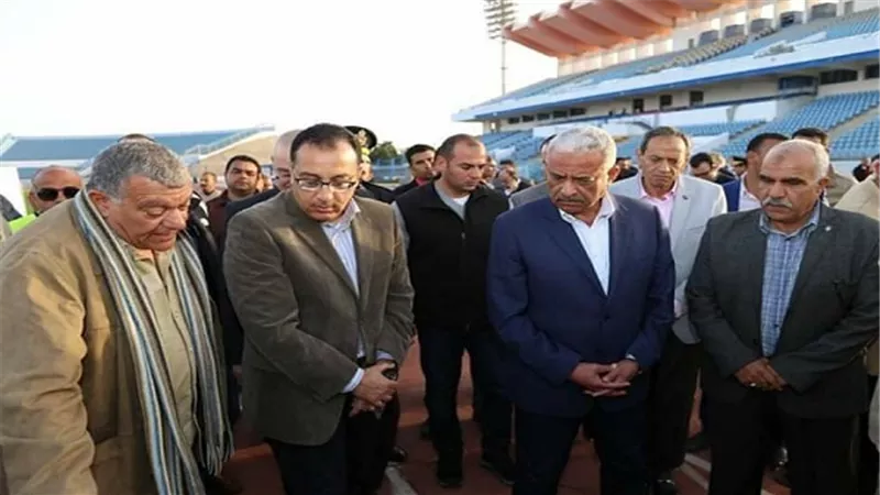 بالصور.. رئيس الوزراء من السويس: 21مايوالانتهاء من تطوير استاد المحافظة الرياضي