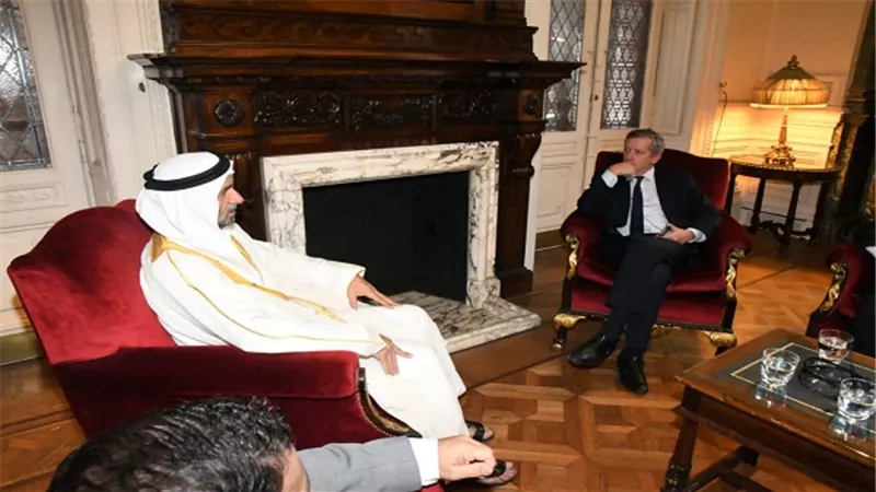 الجروان يلتقي رئيس البرلمان الارجنتيني