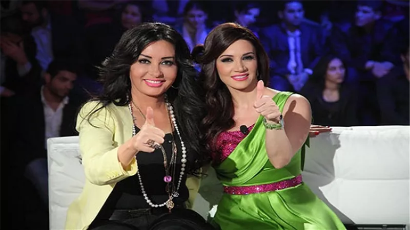 النجمة ديانا حداد ضيفة الفنانة لطيفة في 