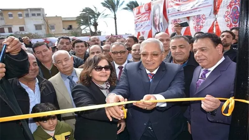 بالصور..شاروبيم ومحرز يفتتحان وحدة الطب البيطري بمنشأة عبد القادر بالدقهليه