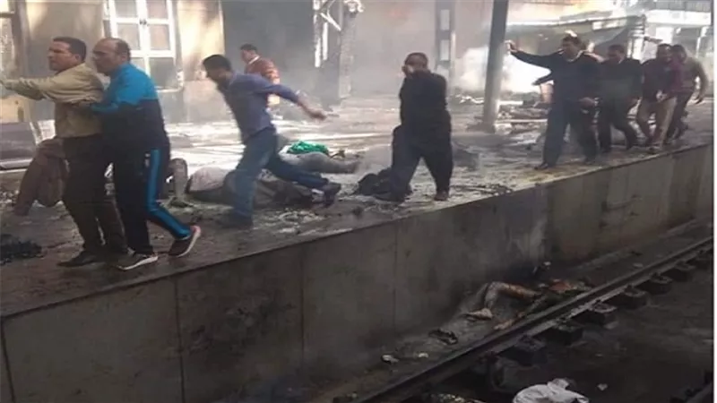 وصول 11 جثمانا من ضحايا حادث محطة مصر إلى مشرحة زينهم