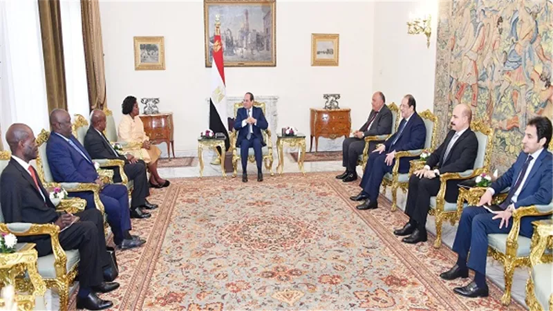 الرئيس السيسي يستقبل وزيرة خارجية كينيا