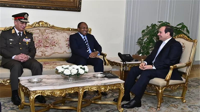 الرئيس السيسي يستقبل وزير الدفاع التنزاني