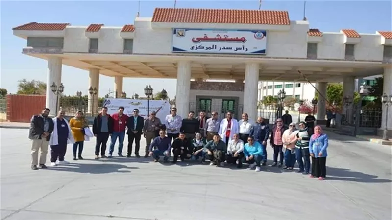 بالصور.. قافلة جامعة المنصورة تنهى أعمالها بجنوب سيناء