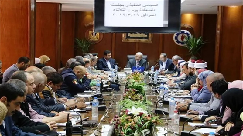 إقامة معارض أهلا رمضان وشوادر لبيع لحوم والاستعداد لكأس الامم فى تنفيذى السويس