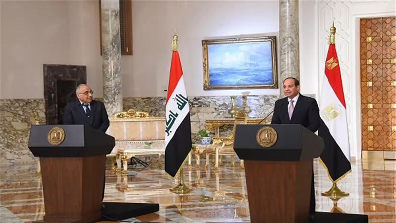 ننشر نص كلمة السيسي خلال المؤتمر الصحفى المشترك مع رئيس الوزراء العراقي
