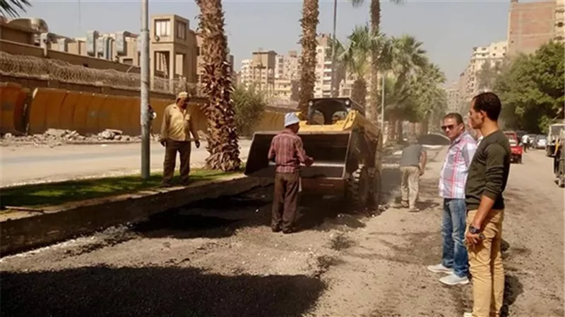 لأستقبال أجراء قرعة بطوله كأس افريقيا محافظ  الجيزة: تطوير وتجميل شارع الهرم