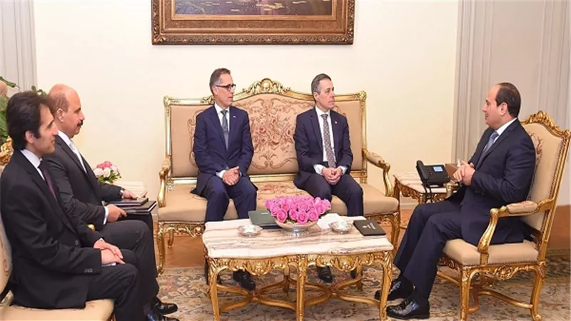 الرئيس السيسي يستقبل وزير خارجية سويسرا