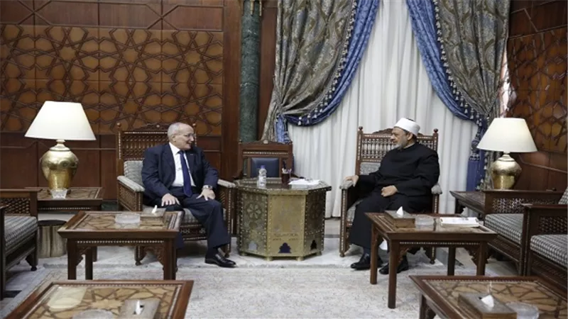 الإمام الأكبر ووزير الإنتاج الحربي يبحثان سبل تعزيز التعاون المشترك