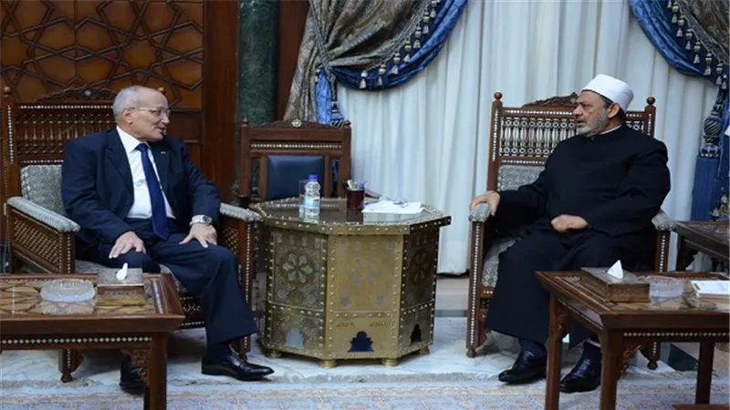 الإمام الأكبر ووزير الإنتاج الحربي يبحثان سبل تعزيز التعاون المشترك