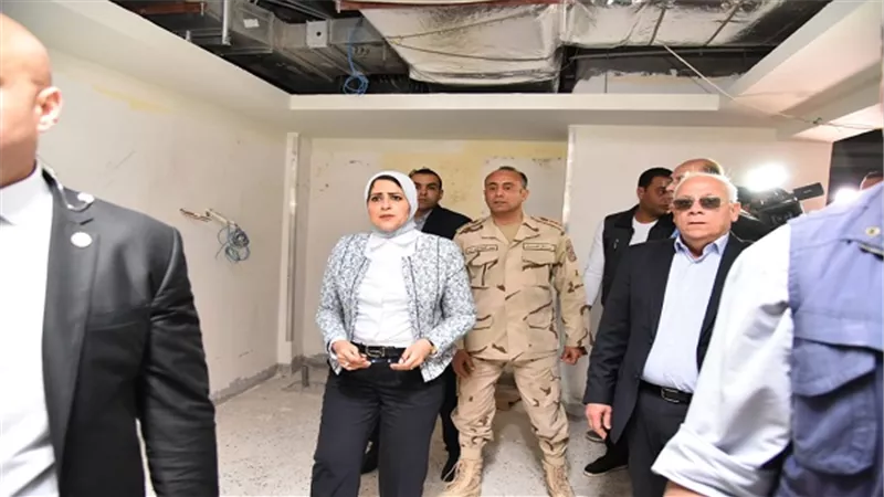 وزيرة الصحة تشدد على الإنتهاء من تجهيزات مستشفى بورفؤاد قبل منتصف يونيو المقبل