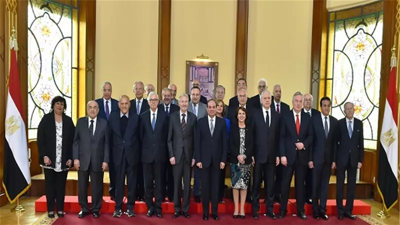 الرئيس السيسي يلتقى أعضاء مجلس أمناء مكتبة الإسكندرية