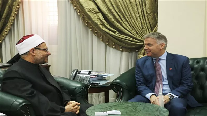 مفتي الجمهورية يستقبل السفير الكندي لبحث أوجه تعزيز التعاون الديني 