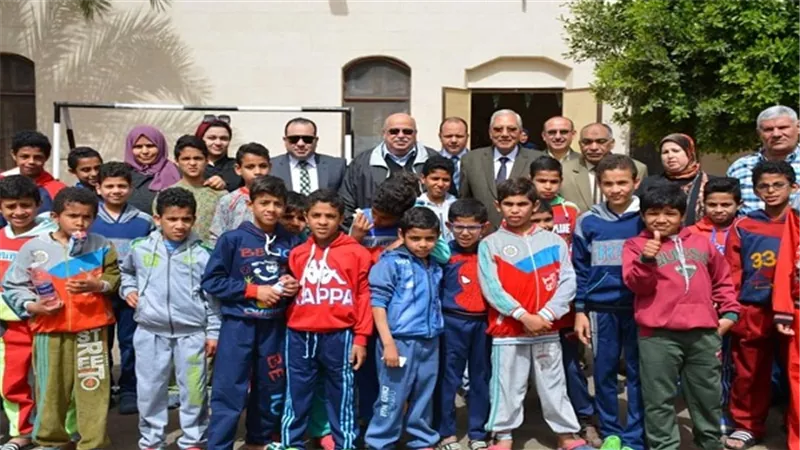 بالصور.. شاروبيم يتناول الإفطار مع أطفال جمعية المحافظة على القرآن الكريم بالدقهلية 