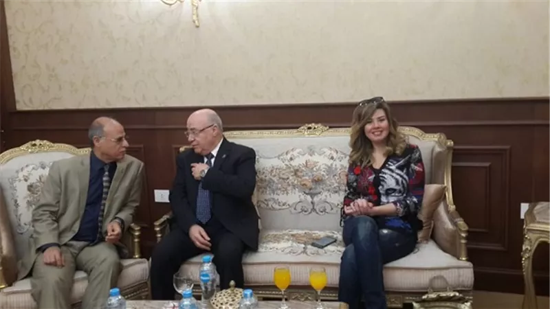 رانيا فريد شوقي واحمد فؤاد سليم ونضال الشافعي في احتفال جامعة بدر بافتتاح مهرجانها السنوى